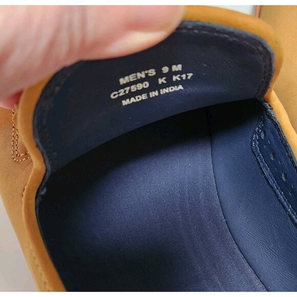 Cole Haan Washington Grand Tassel Loafer Men Sz 9 Cathay Spice Nubuck Dress Shoe - Picture 8 of 16